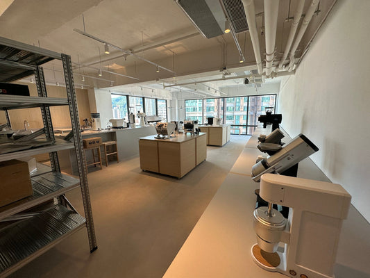 The Espresso Retro showroom and service centre in Tsuen Wan