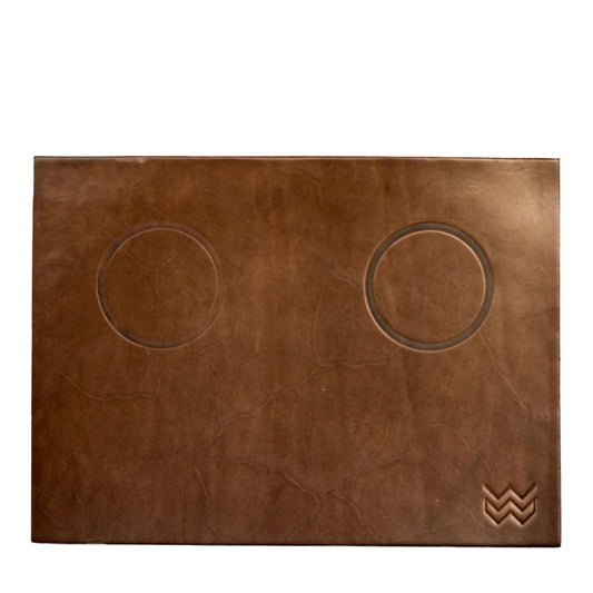 Weber Workshops | Leather Tamping Mat - Espresso Retro Hong Kong