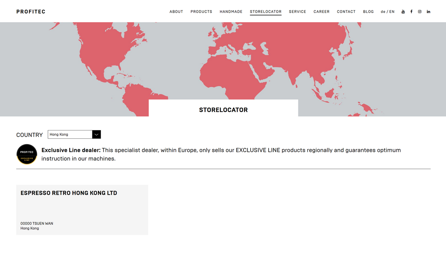Profitec | MOVE Espresso Coffee Machine (Replace Pro 300) - Espresso Retro Hong Kong